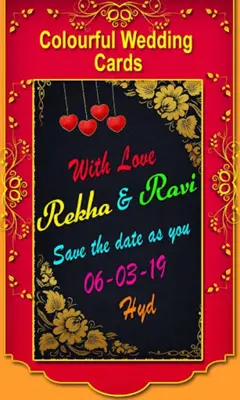 Wedding Invitation Card Maker android App screenshot 10