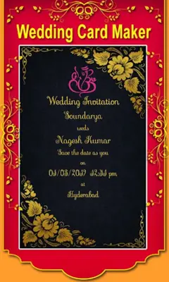 Wedding Invitation Card Maker android App screenshot 11